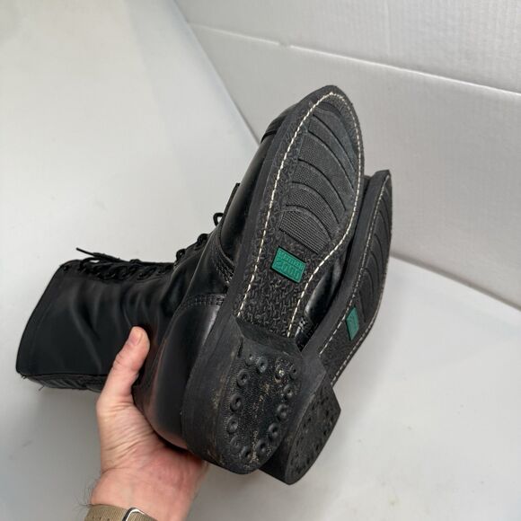 Carolina Men’s Black Leather Safety Steel Toe Work Boots Size 11 Made in USA EUC - Picture 8 of 16